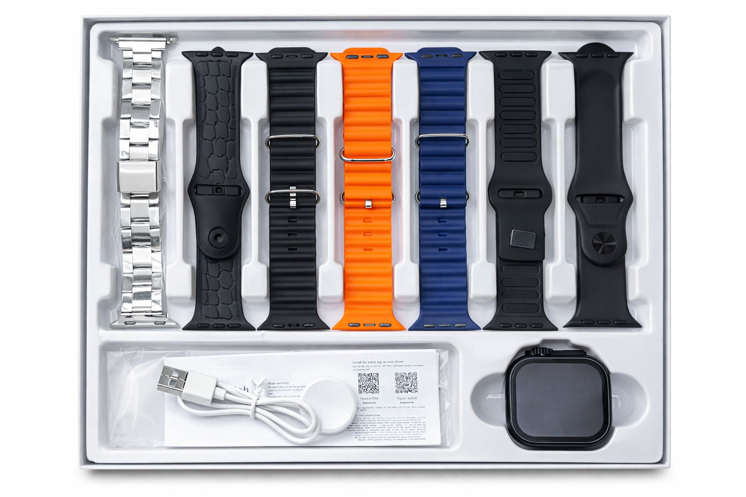 SMARTWATCH CON 7 CORREAS