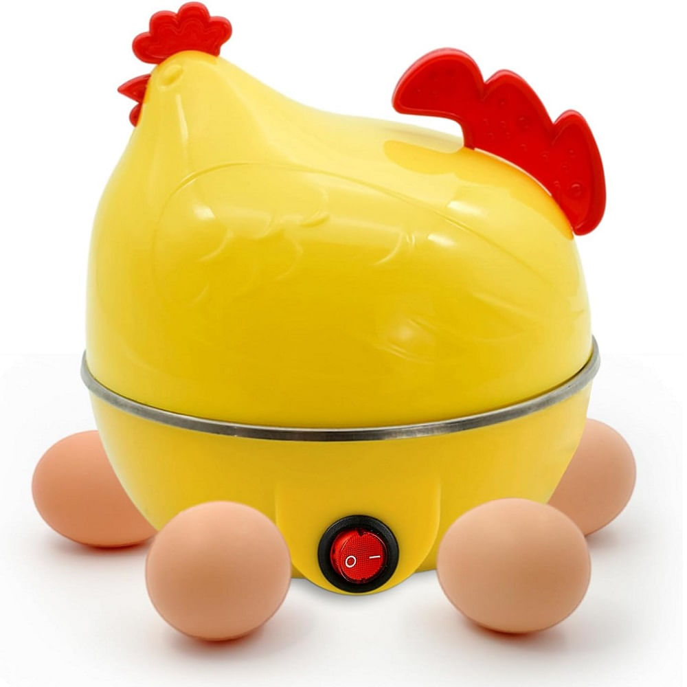 Gallina hervidora de huevos eléctrica 7 huevos amarillo