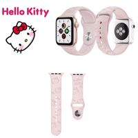 Correa Para Apple Watch 42-44-45-49 / Rosa Hello Kitty