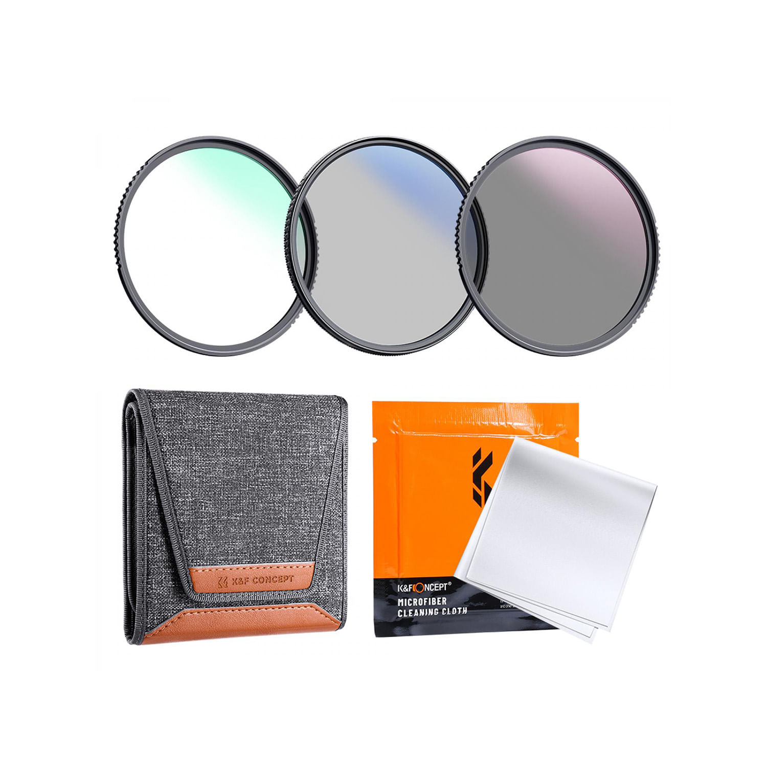 Kit de filtro UVCPLND4 Serie K K&F Concept 77mm
