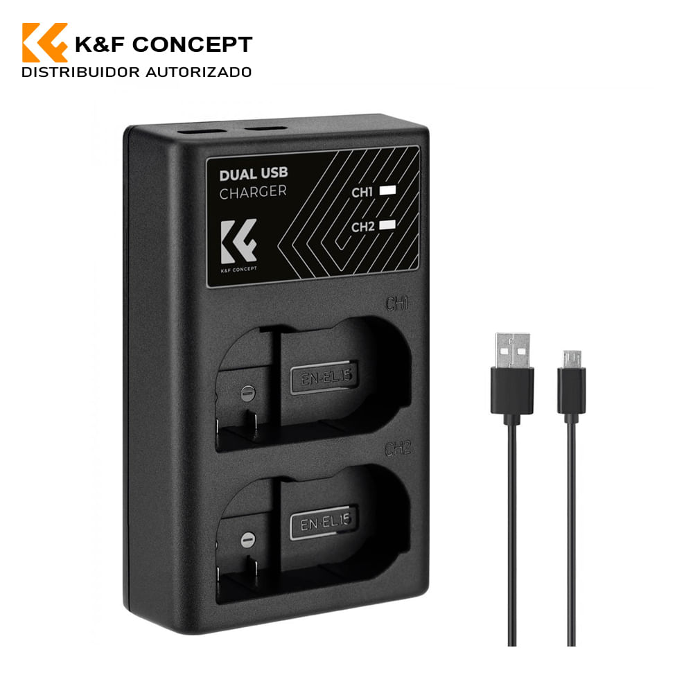 CARGADOR EN-EL15 K&F CONCEPT