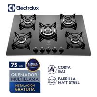 Encimera Empotrable a Gas 5 Quemadores Electrolux ETGZ30T0EPUB