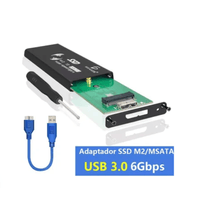 Adaptador Convertidor Case Ssd Mini M.2 Ngff Sata A Usb 3.0 - NEGRO