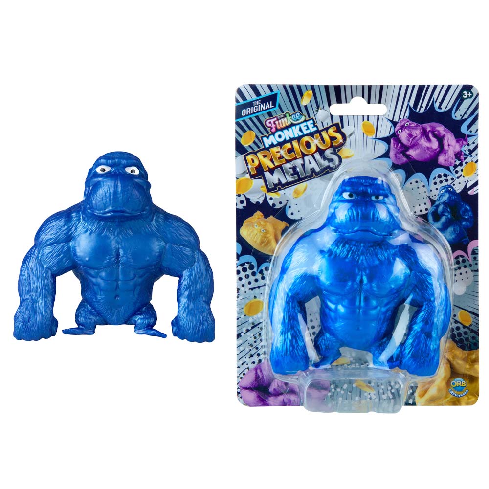 Funkee Monkee ORB Mono de goma brilloso metalizado