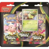 Pack Coleccionable 3un TCG Pokemón Mega Evolution Perfect Order Inglés