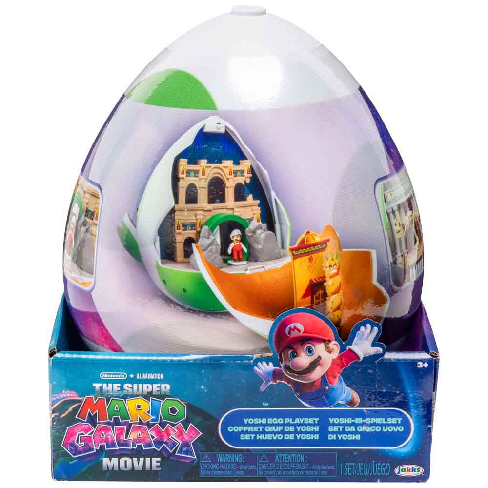 Mini Playset SUPER MARIO GALAXY Huevo Yoshi 4cm