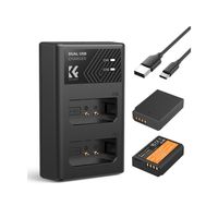 Kit de cargador + 2 baterías Canon LP-E10 K&F Concept KF28.0028
