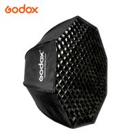 Softbox Octagonal GODOX de 80cm – Tipo Sombrilla – Armado rapido + Grid (Montura Bowens)