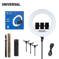ARO LED DE 35CM + TRIPODE 2.1M + SOPORTE DE TELEFONO