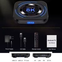 Tv Box Android 12 - 8k - magis tv gratis