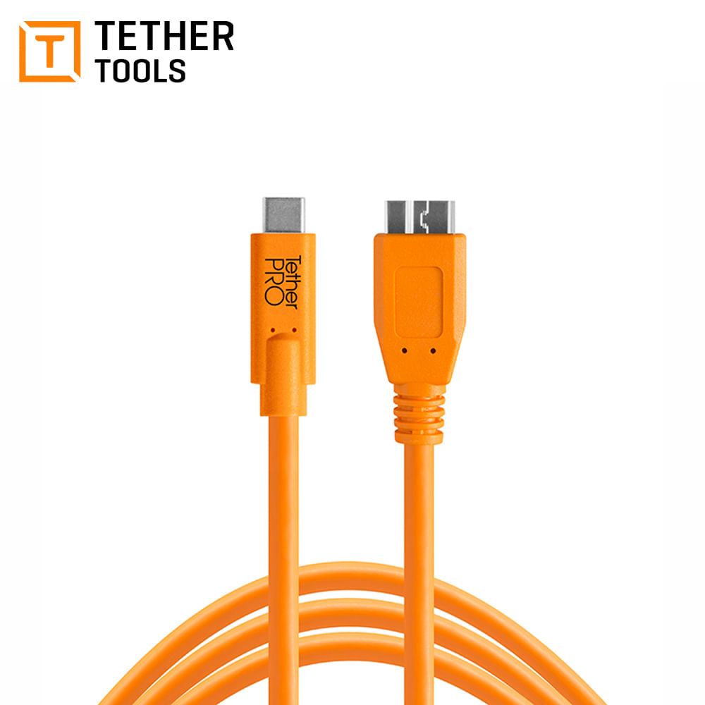 CABLE TETHER TOOLS USB C TO 3.0 MICRO-B (CUC3315-ORG)