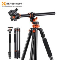 Trípode Monopie K&F Concept Horizontal T254A7+BH-28L