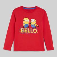Polo Manga Larga Para Niño Minions