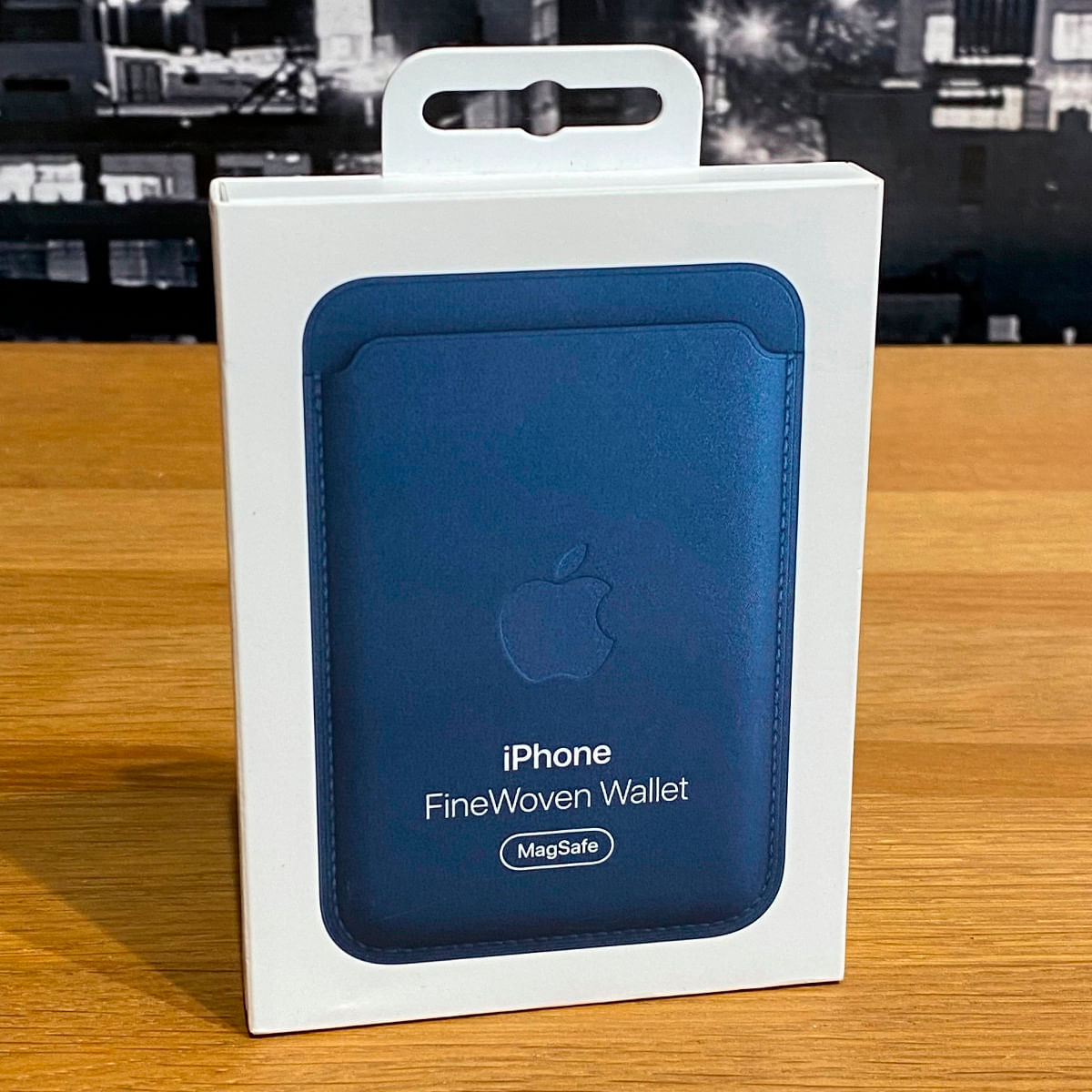 WALLET TARJETERO MAGSAFE IPHONE AZUL