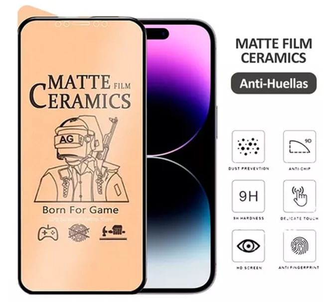 MICA CERAMICA MATE IPHONE 15