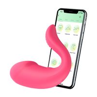 Consolador Vibrador Punto G Compacto con Doble Estimulación 10 Modos con App