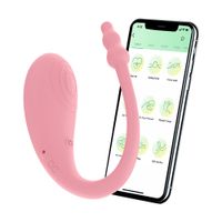 Consolador Vibrador Punto G de Doble Estimulación 10 Modos con App