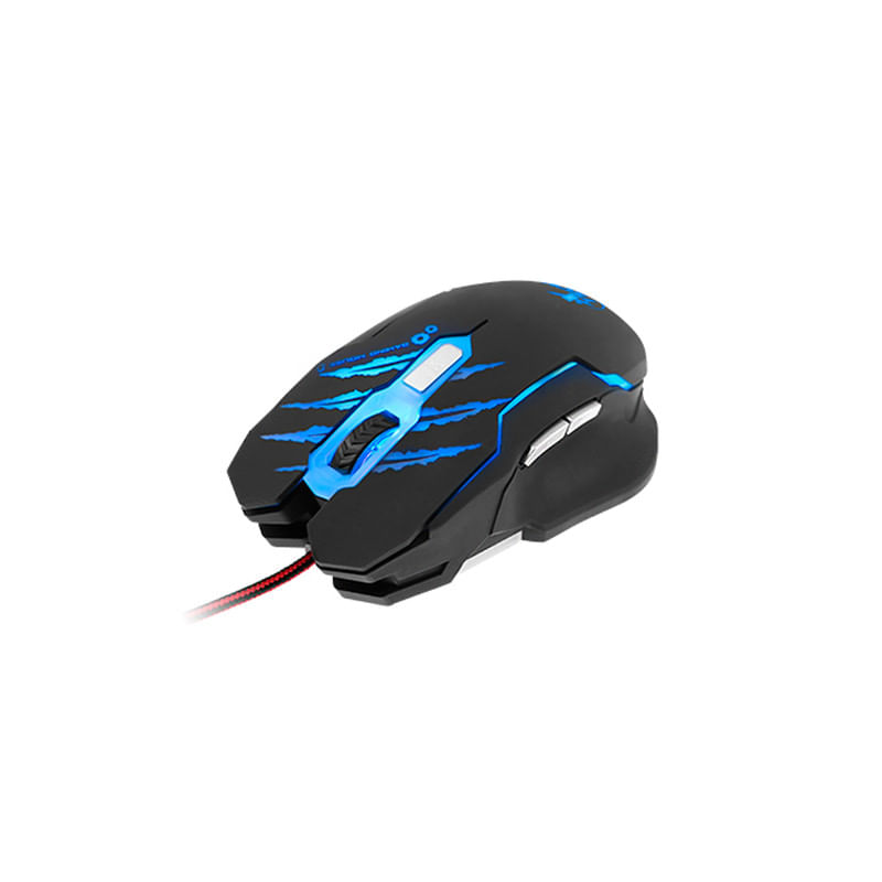 Mouse Gamer Xtech Lethal Haze XTM-610: 6 Botones y LED 4 Colores