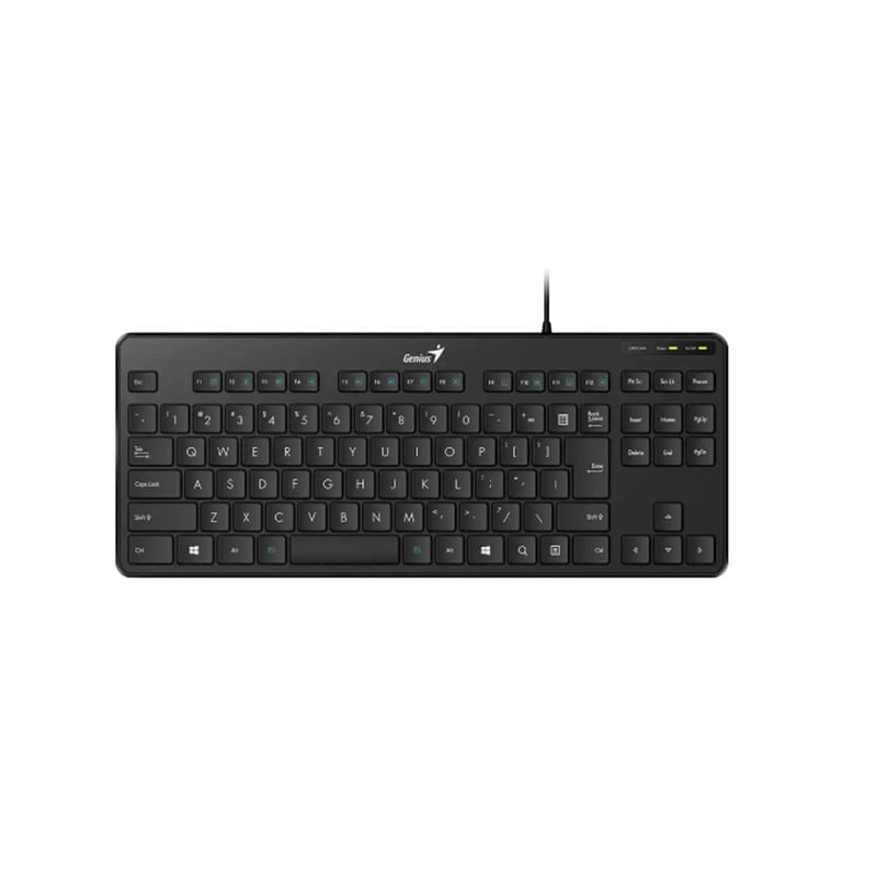 Teclado Genius LuxeMate 110 Mini Slim - Negro USB (Español)