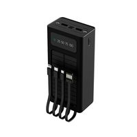 Batería Portátil Solar Xtech 30,000mAh XPB-300 | Carga Rápida y Cables USB