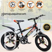 Bicicleta Para Niño Aro 16 «NEW VELOZ» Naranja