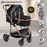 Coche Cuna Moisés de Lujo «BABY MIAMI» Azul