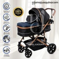 Coche Moisés de Lujo «INFINITIVE GOLD» Azul