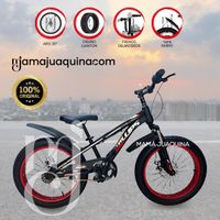 Bicicleta Deportiva Aro 20 «PHILLIPS» Llantas Anchas Rojo