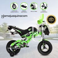 Bici Moto Para Niño Aro 16 «FURIOUS MONSTER II» Verde