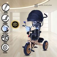 Triciclo Giratorio con reflector «TRI CHOPPER» Black