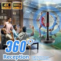 Antena De Tv Digital Hd 4k 1080p Para Interiores Y Exteriores Antena Hdtv