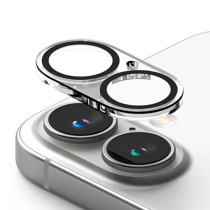 PROTECTOR DE CAMARA PARA IPHONE 16 / 16 PLUS SILVER