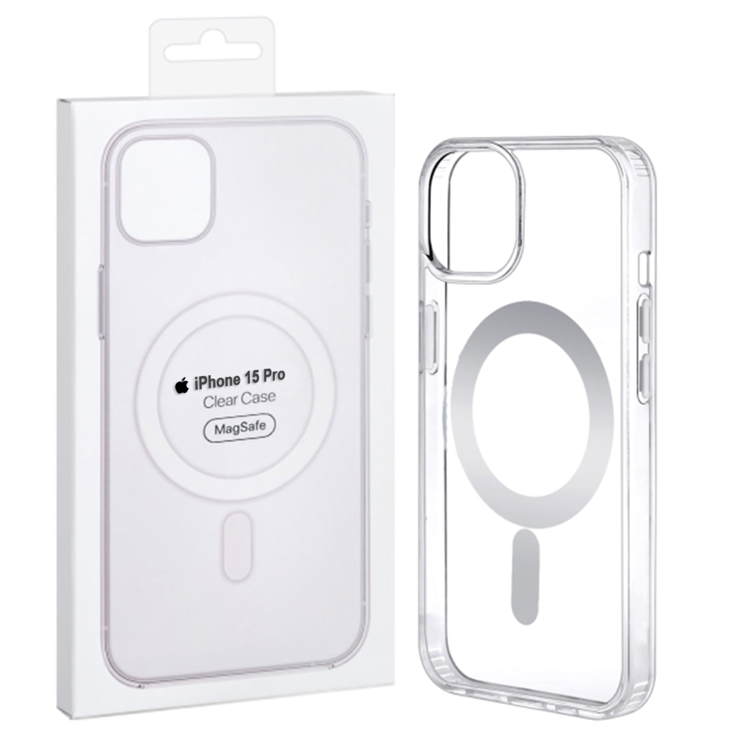 CASE MAGSAFE IPHONE 15 PRO - TRANPARENTE
