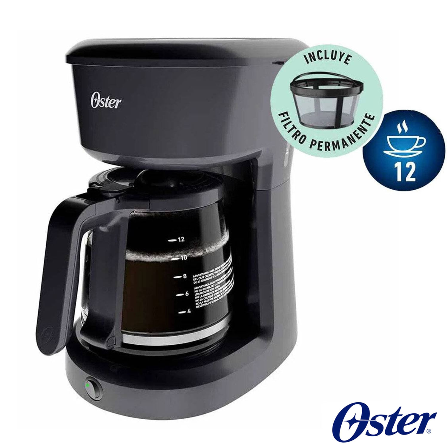 Cafetera Programable 12 tazas BVSTDCS12B