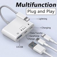 Adaptador Otg Lightning A Usb / Tipo-c Multifuncion.
