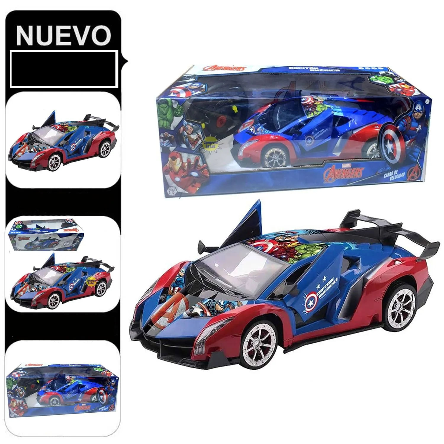 Juguete Carro con Control Remoto Avengers de Velocidad - YY-28A