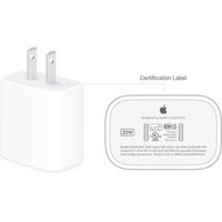 Cargador Adaptador 20w compatible con Apple