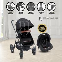 Coche Cuna Travel System Infanti «CLOUD NEW» Black
