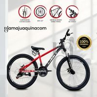 Bicicleta Deportiva Aro 24 «LIMIT» Edición Limitada Rojo