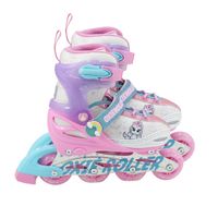 Patines lineal oxie roller ajustable S 31-34 oxie pro rosado morado