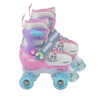 Patines oxie roller ajustable S 31-34 oxie pro rosado morado