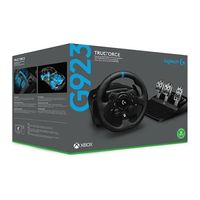 Timón C/pedal Gamer Logitech G923 Racing Wheel Pc Usb Black