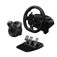 Timón Con Pedal Logitech Gamer G923 Usb Pc + Palanca