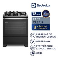 Cocina Electrolux 5 hornillas 76 cm Timer Digital F5ECB