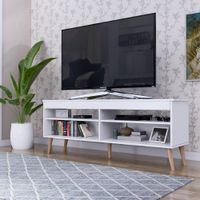 Mesa de TV Novo Hamburgo 65"" Movenda Blanco