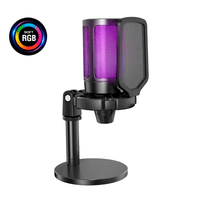 Micrófono de escritorio soft RGB AuroraCast KREED