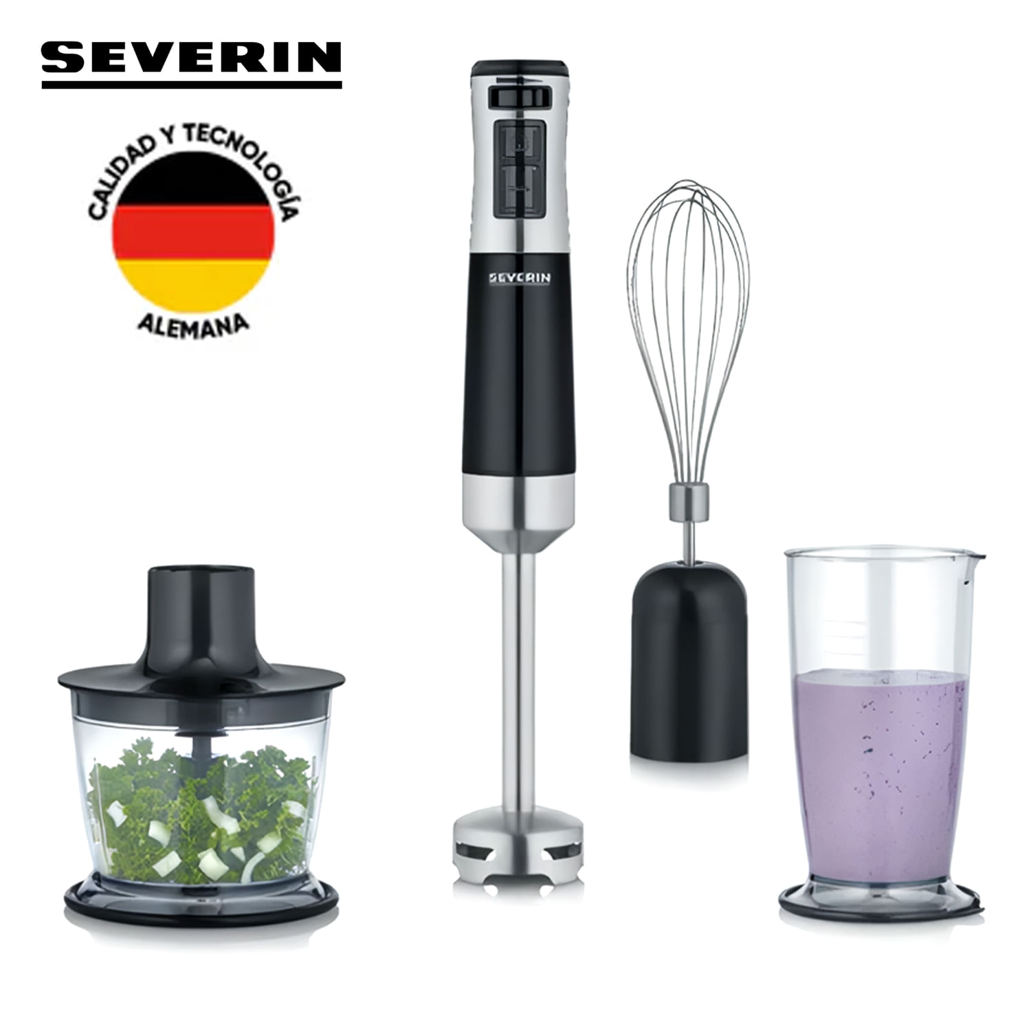 Batidora de Inmersion Severin SM 3772 600 Watts