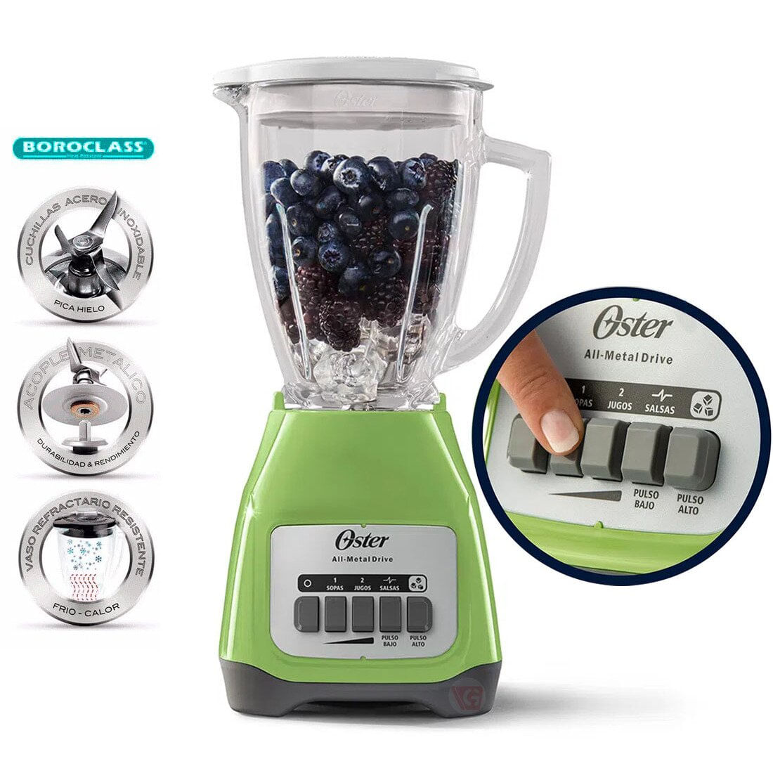Licuadora 2Vel. mas Pulso 1.5Lt BLSTKAG-KPB