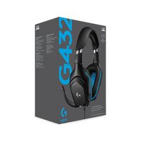 Audifono Gamer C/Microf Logitech G432 7.1 Usb Black