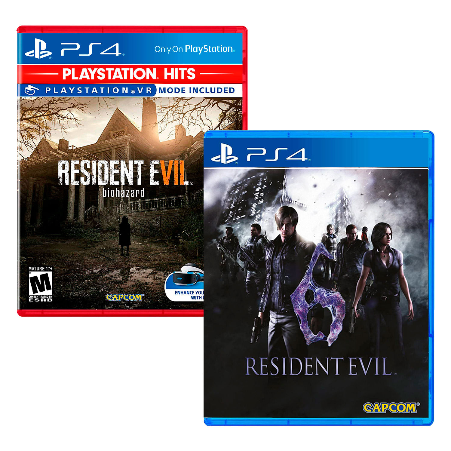Resident Evil 7 + Resident Evil 6 Playstation 4